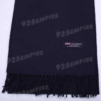 Warm PLAIN solid Wool SCOTLAND Winter Scarves