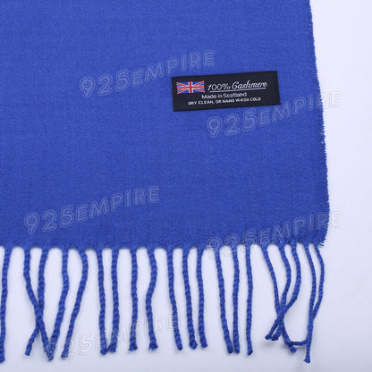 Warm PLAIN solid Wool SCOTLAND Scarves