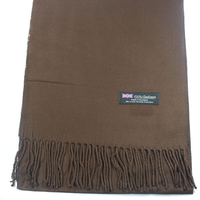 Warm PLAIN solid Wool SCOTLAND Winter Scarves