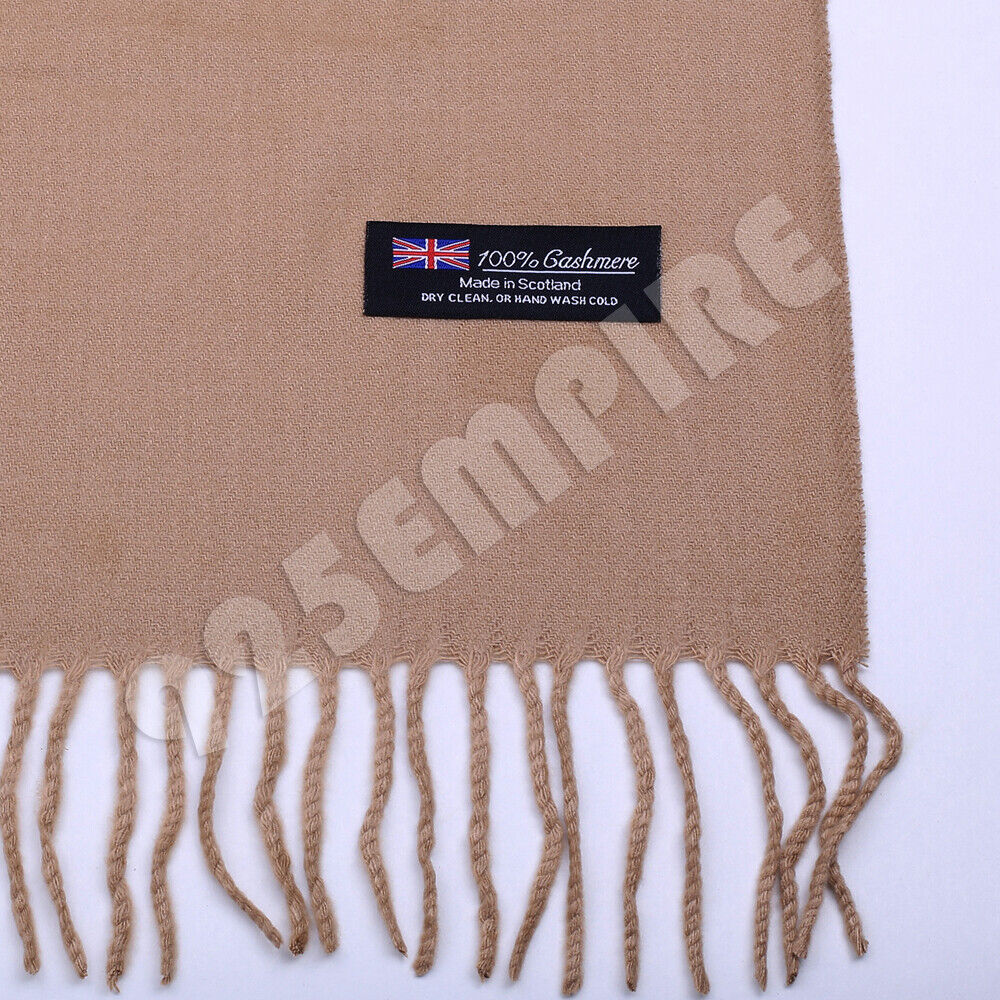 Men Women 100% CASHMERE Scarf