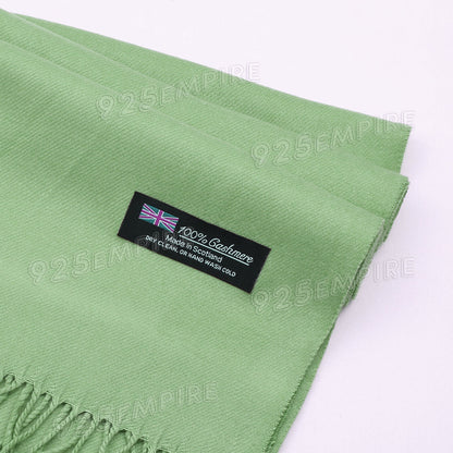 Warm PLAIN solid Wool SCOTLAND Winter Scarves