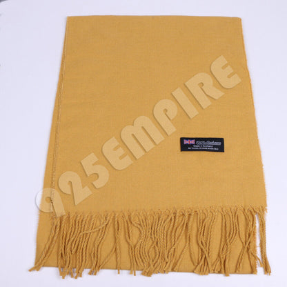 Warm PLAIN solid Wool SCOTLAND Winter Scarves