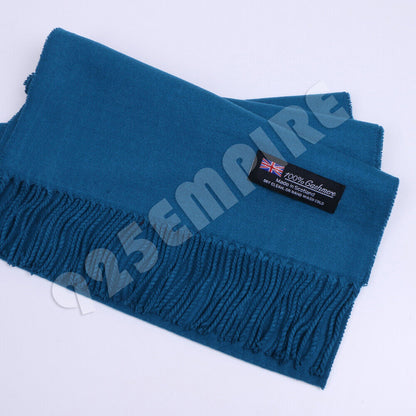 Warm PLAIN solid Wool SCOTLAND Winter Scarves