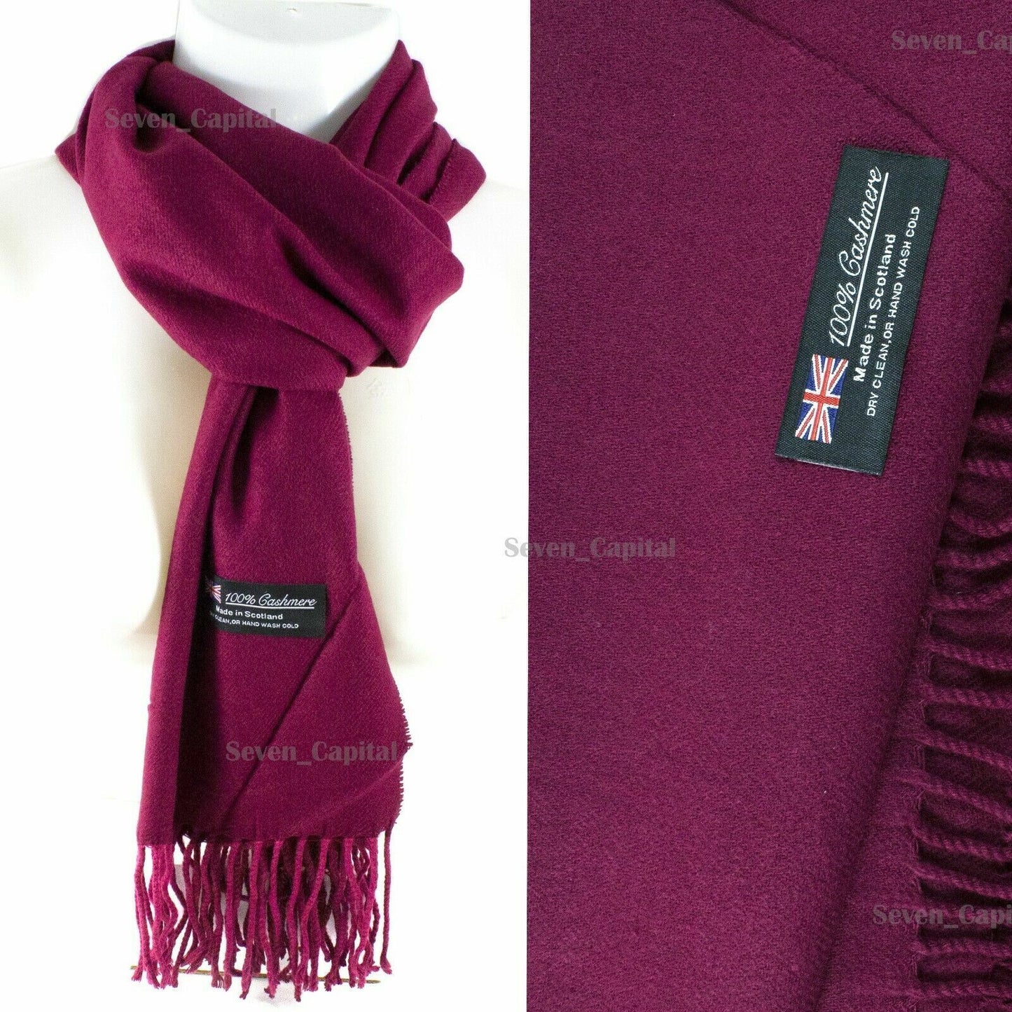 Winter Warm SCOTLAND Made 100% CASHMERE Scarf