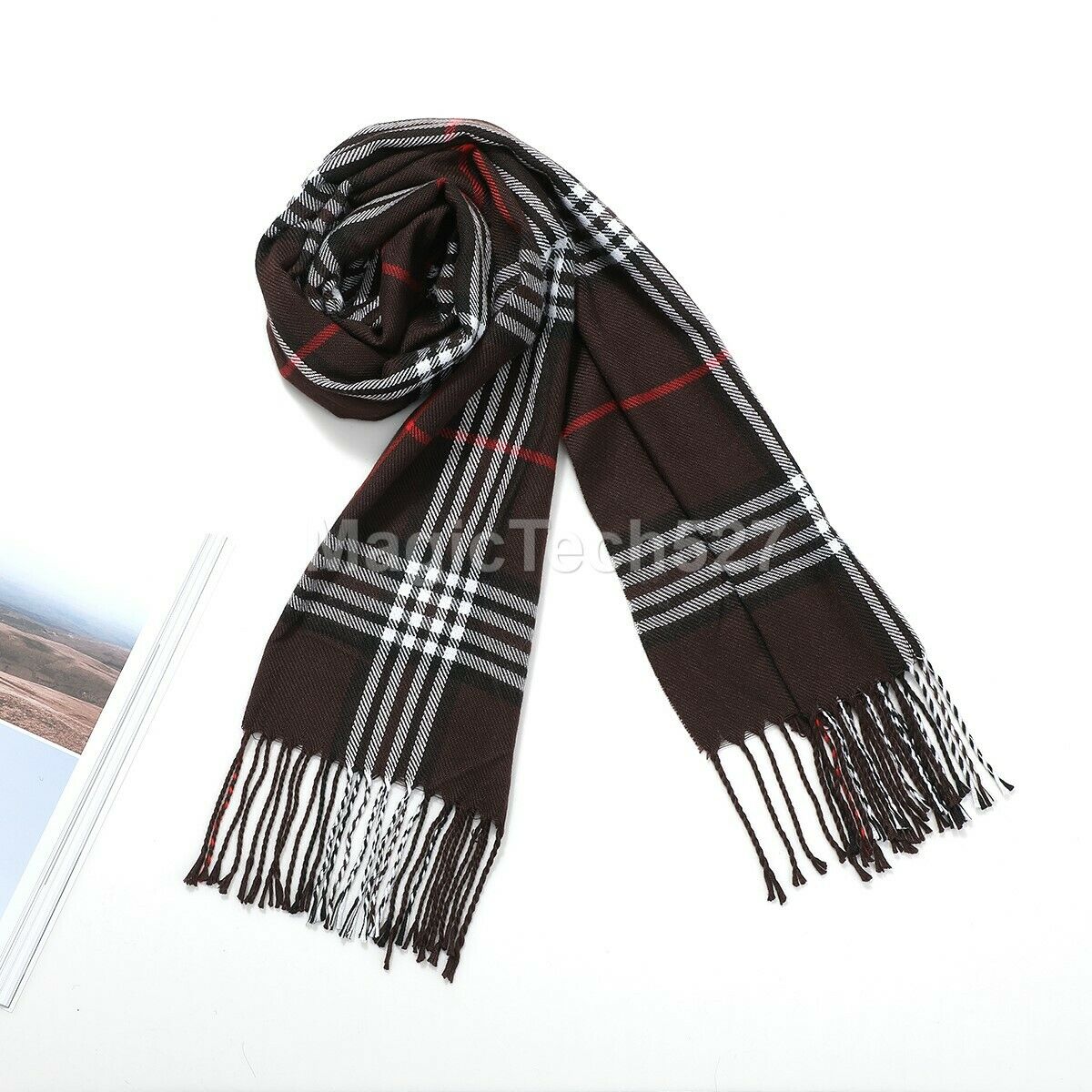 CASHMERE Scarf Plaid Wool