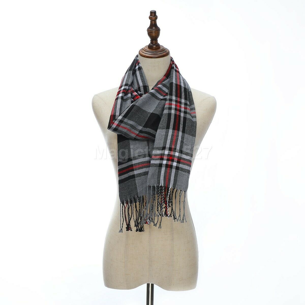 CASHMERE Scarf Plaid Wool