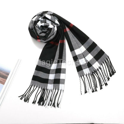 CASHMERE Scarf Plaid Wool