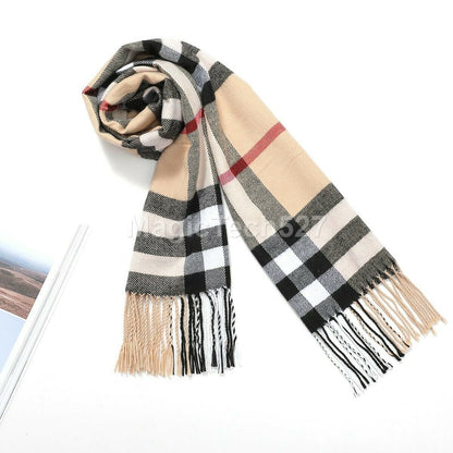 CASHMERE Scarf Plaid Wool