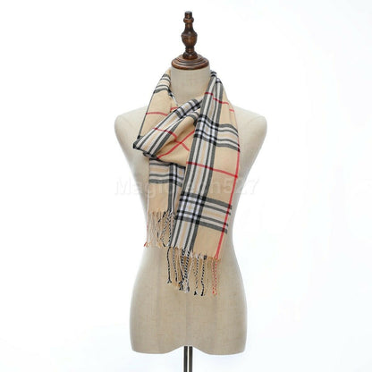 CASHMERE Scarf Plaid Wool