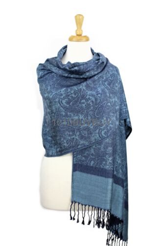 Pashmina Paisley Silky Scarf Shawl Wrap