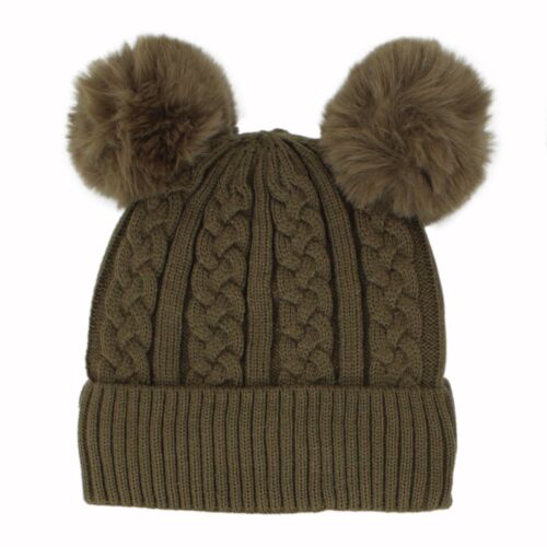 Beanies Women with Double Pom Pom, Winter Hats