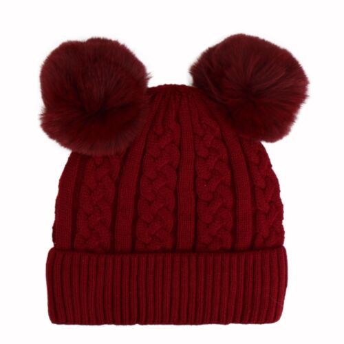 Beanies Women with Double Pom Pom, Winter Hats