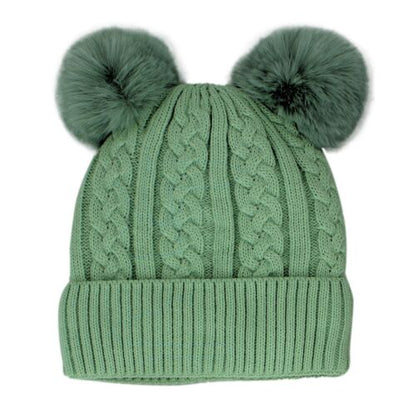 Beanies Women with Double Pom Pom, Winter Hats