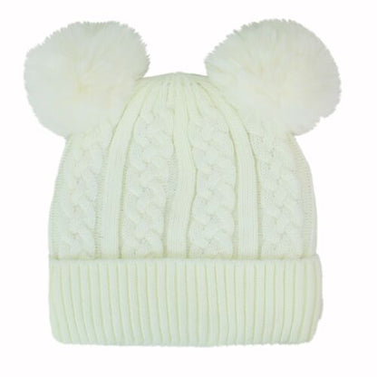 Beanies Women with Double Pom Pom, Winter Hats