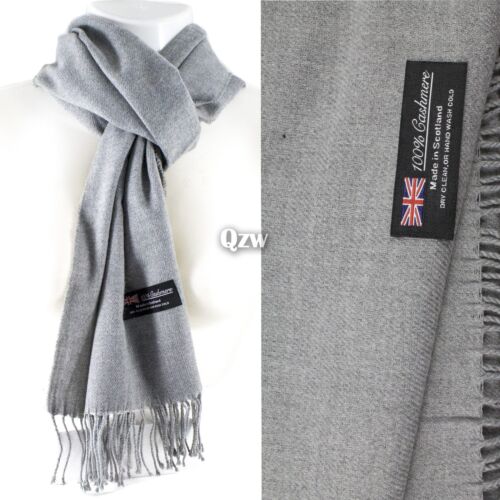 Womens Men 100% Cashmere Winter Warm Soft Scarf