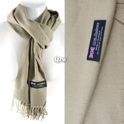 Womens Men 100% Cashmere Scarf