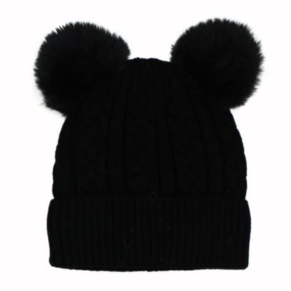 Beanies Women with Double Pom Pom, Winter Hats