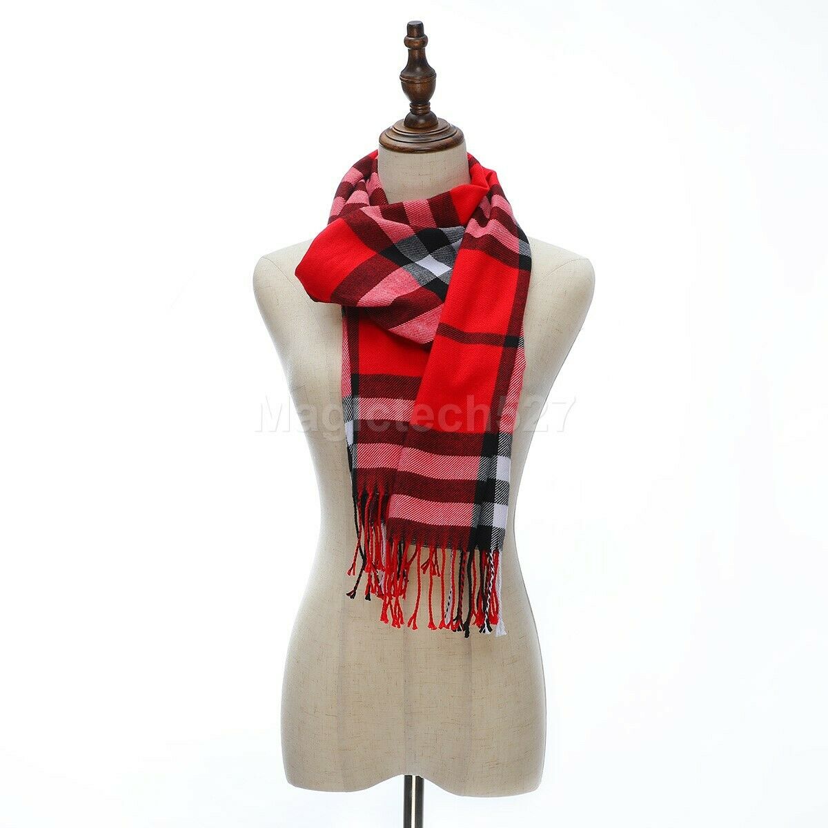 CASHMERE Scarf Plaid Wool