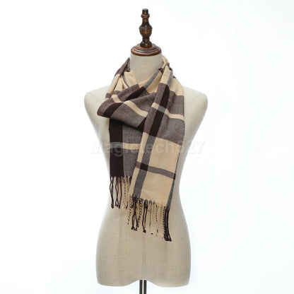 CASHMERE Scarf Plaid Wool