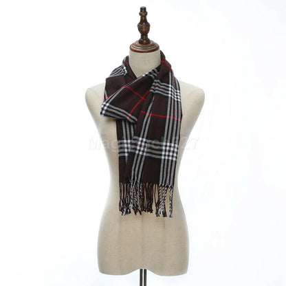 CASHMERE Scarf Plaid Wool