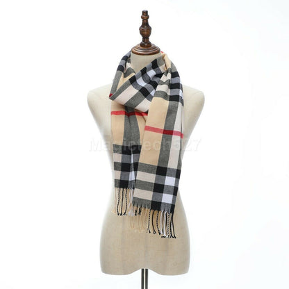 CASHMERE Scarf Plaid Wool