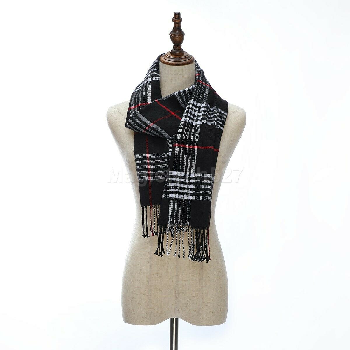 CASHMERE Scarf Plaid Wool