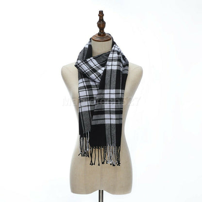 CASHMERE Scarf Plaid Wool