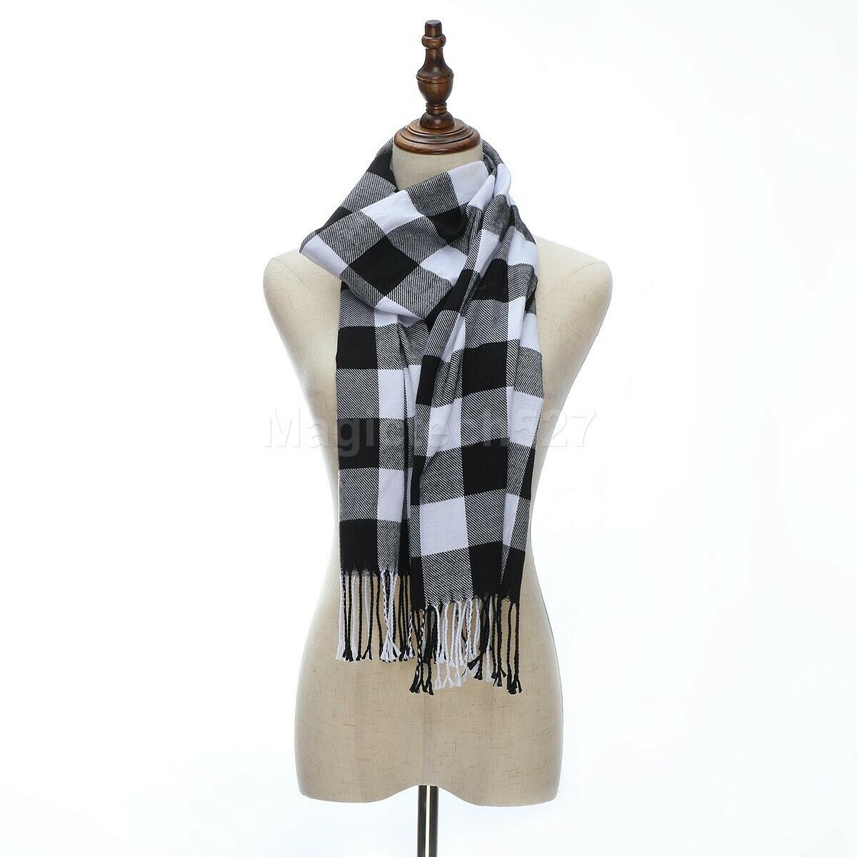 CASHMERE Scarf Plaid Wool