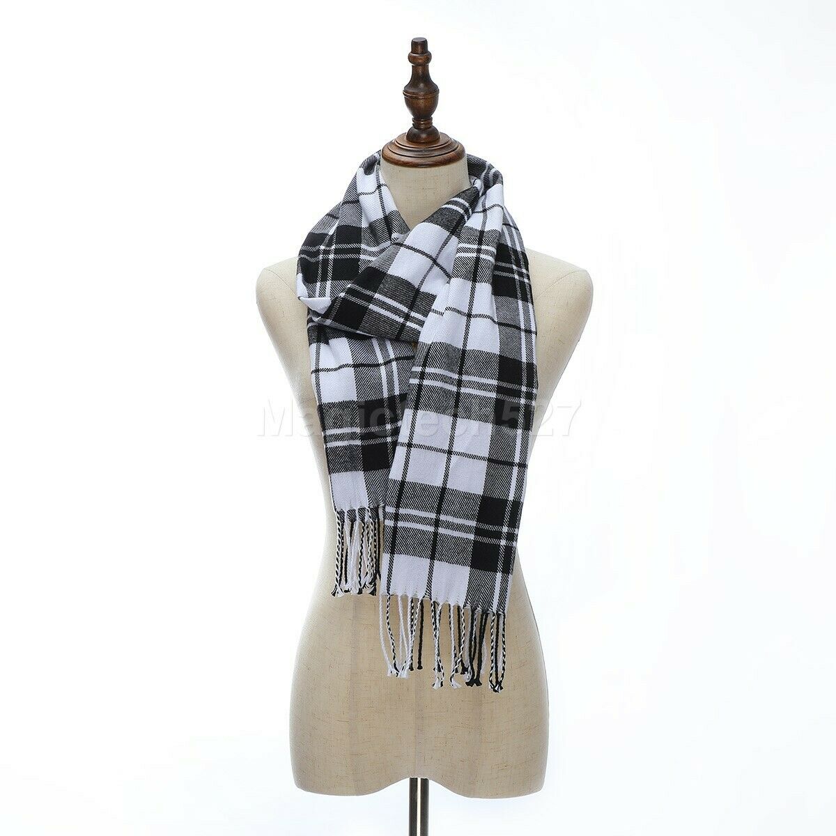 CASHMERE Scarf Plaid Wool