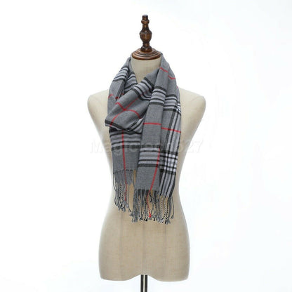 CASHMERE Scarf Plaid Wool